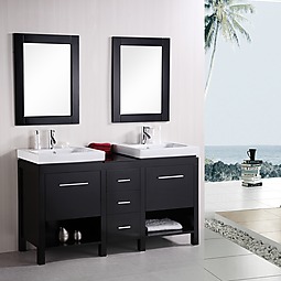 New York 60" Double Sink Vanity Set Product List Image