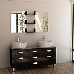 Wellington 55" Double Sink Vanity Set Product List Image