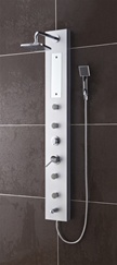 Fresca Salerna PVC Silver Shower Massage Panel - FSP8004SL