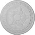 17 3/4" x 3 1/8"ID x 1 1/8"P Exeter Ceiling Medallion