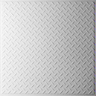 Diamond Plate White Ceiling Tiles