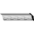 2 1/2"H x 1 5/8"P x 3"F x 94 5/8"L Legacy Crown Moulding