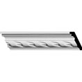 2 1/8"H x 1 5/8"P x 2 5/8"F x 94 1/2"L Valeriano Crown Moulding