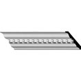 2 3/4"H x 2 3/4"P x 3 7/8"F x 94 5/8"L Dentil Crown Moulding