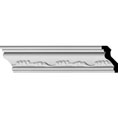 2 3/4"H x 1 1/2"P x 3 1/8"F x 94 1/2"L Nexus Crown Moulding