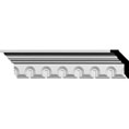 3 1/8"H x 2 3/4"P x 3 7/8"F x 94 5/8"L Heaton Crown Moulding