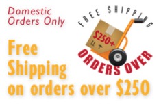 free shipping over $250