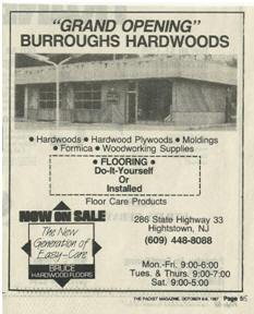 Grand Opening of Burroughs Hardwoods