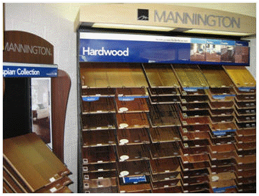 Mannington Hardwood Flooring Display