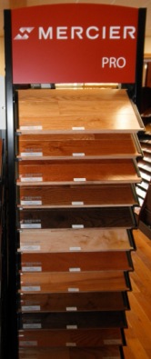 Mercier Hardwood Flooring Display