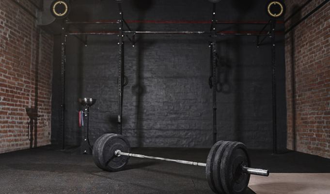 Rubber Gym Flooring Room Scene