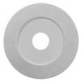 16 1/8"OD x 3 5/8"ID x 1"P Adonis Ceiling Medallion (Fits Canopies up to 10 1/4")