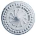 15 3/4"OD x 2"P Foster Shell Ceiling Medallion