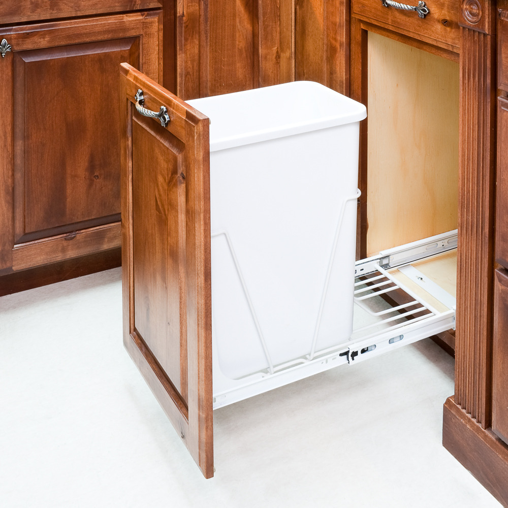 kitchen cabinet door mounting hardware 35 or 50 quart single pullout waste container system burroughs hardwoods store kitchen cabinet door mounting hardware 35 or 50 quart single pullout waste container system burroughs hardwoods store