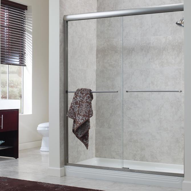 Frameless Sliding Shower Doors cvss9999-gc-sv Frameless Sliding Shower Doors cvss9999-gc-sv