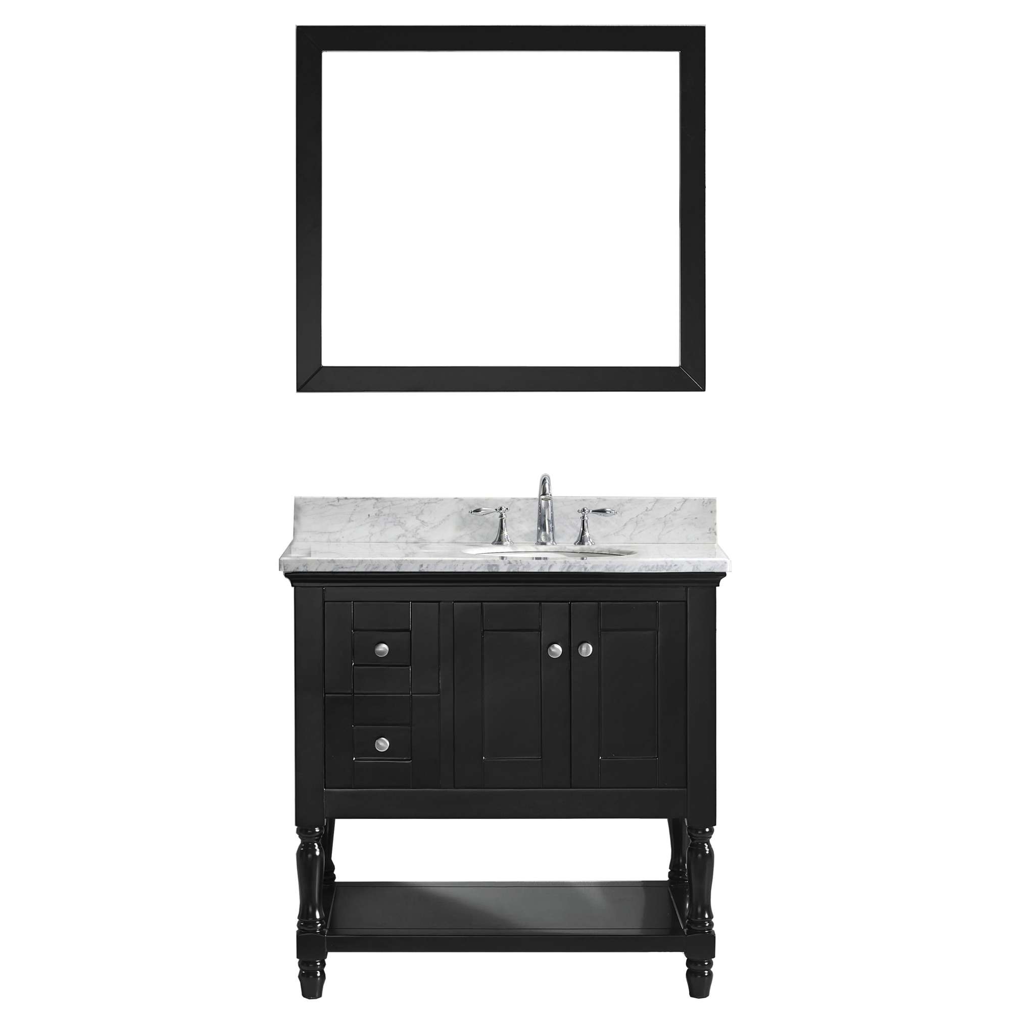 Julianna 36" Single Bathroom Vanity Set in Espresso
