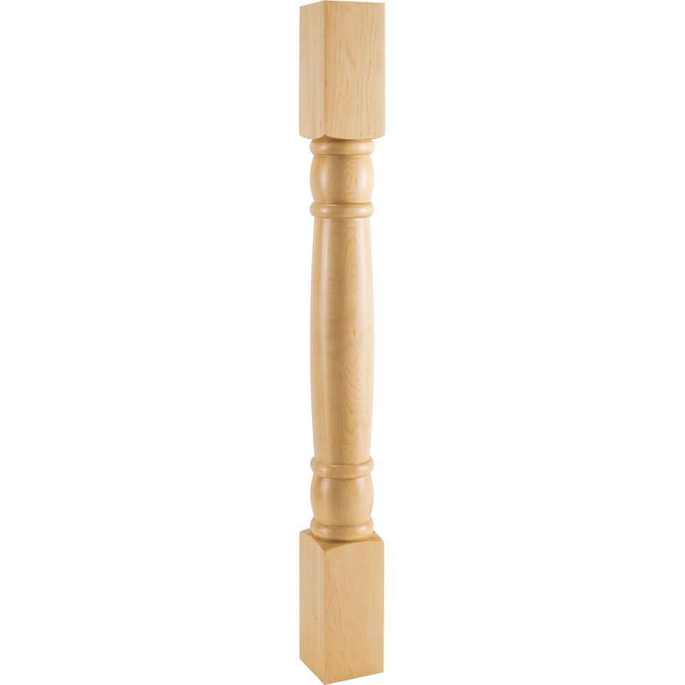 3 1 2 X 3 1 2 X 35 1 2 Rounded Doric Wood Post