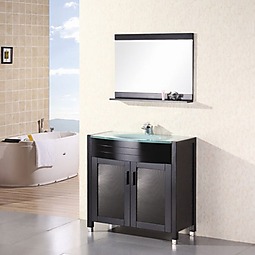 Waterfall 36" Single Drop-In Sink Vanity Set Product List Image