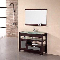 Milan 43" Single Drop-In Sink Vanity Product List Image