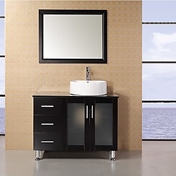 Malibu 39" Single Sink Vanity Set in Espresso Finish Product List Image
