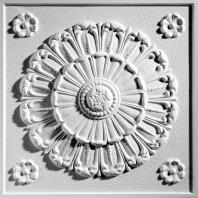 Medallion White Ceiling Tiles