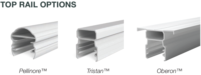 RDI Avalon Aluminum Top Rail Options