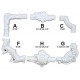 WR-9139 Ceiling Relief Set