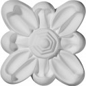 3 7/8W x 3 7/8H x 3/4P Emery Flower Rosette