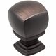 1" Overall Length Brushed Pewter Katharine Cabinet Knob
