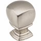 1" Overall Length Brushed Pewter Katharine Cabinet Knob