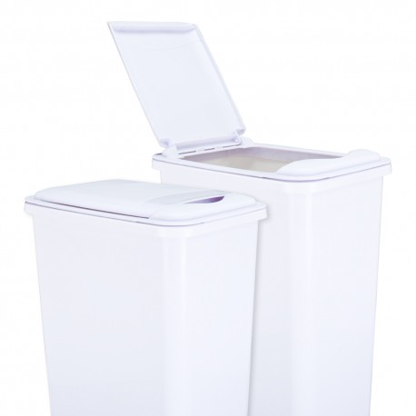 Lid for 35-Quart Plastic Waste Container White. 