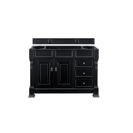 Brookfield 48" Single Vanity Cabinet, Antique Black