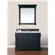 Brookfield 48" Single Vanity Cabinet, Antique Black