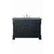 Brookfield 48" Single Vanity Cabinet, Antique Black