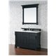 Brookfield 48" Single Vanity Cabinet, Antique Black