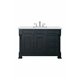 Brookfield 48" Single Vanity Cabinet, Antique Black
