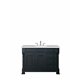 Brookfield 48" Single Vanity Cabinet, Antique Black