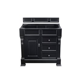 Brookfield 36" Single Vanity Cabinet, Antique Black