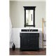 Brookfield 36" Single Vanity Cabinet, Antique Black