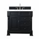 Brookfield 36" Single Vanity Cabinet, Antique Black