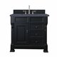 Brookfield 36" Single Vanity Cabinet, Antique Black