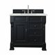 Brookfield 36" Single Vanity Cabinet, Antique Black