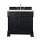 Brookfield 36" Single Vanity Cabinet, Antique Black