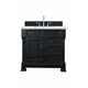 Brookfield 36" Single Vanity Cabinet, Antique Black