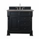 Brookfield 36" Single Vanity Cabinet, Antique Black
