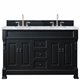 Brookfield 72" Double Vanity Cabinet, Antique Black