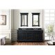 Brookfield 72" Double Vanity Cabinet, Antique Black