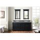 Brookfield 72" Double Vanity Cabinet, Antique Black
