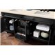 Brookfield 72" Double Vanity Cabinet, Antique Black