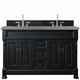 Brookfield 72" Double Vanity Cabinet, Antique Black